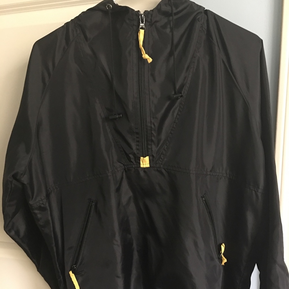 Black with yellow accents jacket